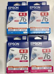 EPSON インクカートリッジ 76シリーズ 4色セット - メルカリ