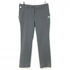 アディダス パンツ グレー 地模様 ストレッチ レディース L ゴルフウェア adidas