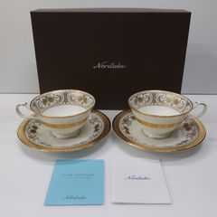 ノリタケ CYRIL2006 カップ&ソーサー 2客 シリル 金彩 - メルカリ