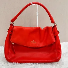 【美品】kate spade NEW YORK ショルダーバッグ　ハンドバッグ　赤　レッド