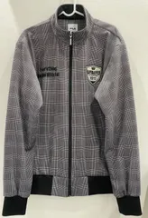 フィラゴルフ ジャケットブルゾン グレー×黒 チェック 裏起毛 メンズ LL ゴルフウェア FILA