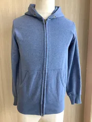 UNIQLO ユニクロ　メンズ　ジップアップパーカー　Sサイズ　フードの紐無し