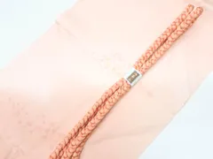 【一輝堂】和装小物 帯締め帯揚げセット 組紐 美品 帯締 帯揚 25w10-13268