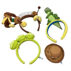 186001 Disney ディズニー　ピクサー　トイストーリー　カチューシャ　髪留め 4点まとめ売り