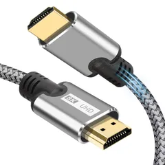 【人気商品】8K HDMI ケーブル 2.1【2Mアップグレード版】MEEKI HDMI 2.1規格 8K@60Hz 4K@120Hz/144Hz 48Gbps超高速高耐久 ナイロン編み ハイスピード 7680x4320p UHD HDR HDCP eARC