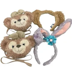 186001 Disney ディズニー Disney ポシェット ダッフィーフレンズ ポシェット＆カチューシャ 4点まとめ