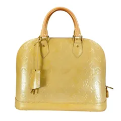 LOUIS VUITTON ルイ・ヴィトン アルマPM M90101 ハンドバッグ カーフ/レザー イエロー レディース【中古】【送料無料】