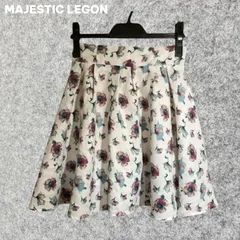 MAJESTIC LEGON マジェスティックレゴン スカパン 花柄 Fサイズ