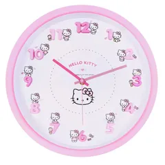 サンリオ SANRIO アイコンウォールクロック ハローキティ キティちゃん ピンク 時計 壁掛け時計  2926261