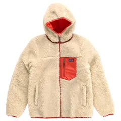 Patagonia パタゴニア K's Reversible Ready Freddy Hoody キッズ リバーシブル レディ フレディ フーディ 68095 レディース フリース ボア ダウン ジャケット 売れ筋アイテム アウトドア アマネイタレッド