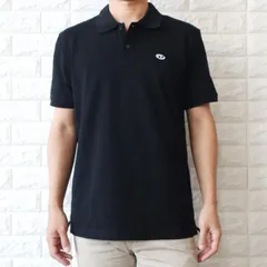 ディーゼル ポロシャツ メンズ ブラック オーバルD T-SMITH-DOVAL-PJ DIESEL A03820 0AIJR 9XX