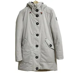 SAVE THE DUCK(セイブザダック) コート サイズS レディース - アイボリー 長袖/ジップアップ/中綿/冬