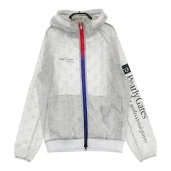 サイズ：1 PEARLY GATES パーリーゲイツ PERTEX 2024年モデル ナイロン ジップパーカー 総柄 グレー系 [240101535873] ゴルフウェア レディース ストスト