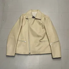 JIL SANDER ベージュ レザージャケット JIL SANDER ベージュ レザージャケット JIL SANDER ベージュ レザー