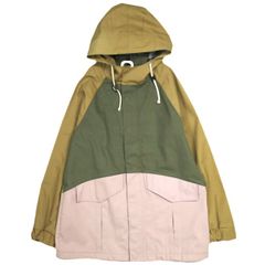 J.W.Anderson ジェイダブリューアンダーソン PULLER COLOURBLOCK PARKA マルチパネル マウンテンパーカー JK0120PG0603582 S KHAKI/PINK シェル MULTI-PANEL DESIGN JACKET