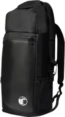 Logical Tennis Data ラケットバッグ テニス バックパック リュックサック テニスバッグ 2本 シューズ 2足 収納 (Black,  ワンサイズ)