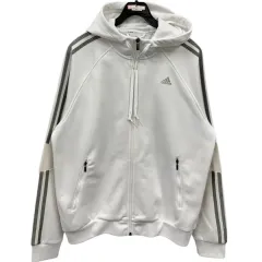 アディダス フードジップアップ L