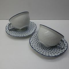未使用】ジノリ ソルエフルッタ ロイヤルブルー アンティコホワイト 