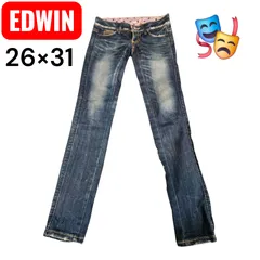 【早い者勝ち】EDWIN SOMETHING デニムパンツ 26×31　C50