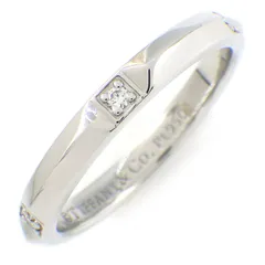 ティファニー Tiffany & Co. リング トゥルーバンド 67133722 5ポイント ダイヤモンド 計0.05ct PT950 11.5号 【中古】