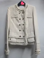 タイム ツイード ウール ジャケット S