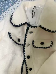 コート アイボリー ツイード ジャケット セット クリスマス 年末