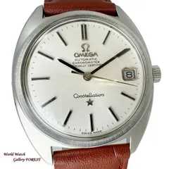 【OMEGA オメガ☆コンステレーション ジェンタ Cライン】Cal.564 中古 メンズ腕時計 自動巻き 168.017 アンティーク シルバー文字盤