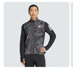 アディダス ランニング OUNDERUN ベスト ハーフジップアップ 長袖 Tシャツ 2枚 まとめ L