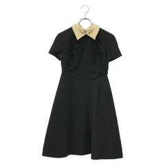 VALENTINO ヴァレンティノ 40 M フリル袖 ワンピース ブラック 黒 VALENTINO ヴァレンティノ 40 M フリル袖 ワンピース ブラック 黒