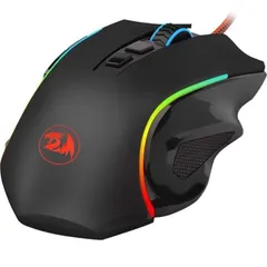 Redragon Griffin M607 - mouse USB para videojuegos con cable con 7 botones programables, 7200 DPI, iluminación RGB para Windows