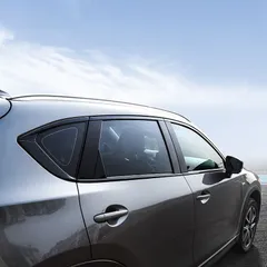 【送料無料】マツダ CX-5 KE系（2012-2016年）ウィンドウモール 12P 黒木目調 外装パーツ 窓枠トリム ドレスアップZX02