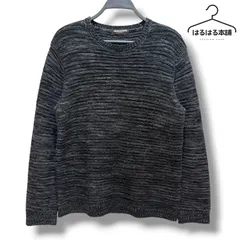 HIDEAWAYS／NICOLE／46／グレー系／黒／ブラック／長袖／トップス／ニット／アクリル