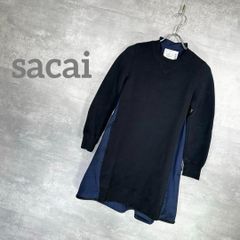美品】サカイ sacai コットン ニット ボーダー マルチカラー - メルカリ