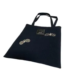 美品 mina perhonen ミナペルホネン choucho ちょうちょ ミニバッグ ハンドバッグ ネイビー レディース 古着 中古 USED