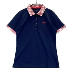 サイズ：L CALLAWAY キャロウェイ  半袖ポロシャツ  ネイビー系 [240101552018] ゴルフウェア レディース ストスト