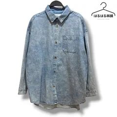 Helm／ブルー／青／デニム／トップス／シャツ／レディース／古着／y2k／おしゃれ／ストリート／カジュアル／M