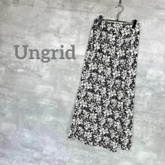 『Ungrid』 アングリッド (F) フラワープリントマキシスカート