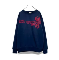 【古着】PIKO　ハワイアンロングボードウェア　スウェット　XL　ネイビー