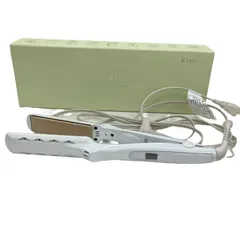 186000 通電確認のみ KINUJO ストレートヘアアイロン LM‐125  ホワイト