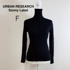 URBAN RESEARCH Sonny Label 『UR TECH』タートルネックリブニット セーター リブニットトップス タートルネック インナー F