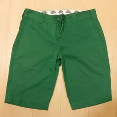 )715★ Dickies ディッキーズ UM874H2 ハーフパンツ ワークツイルショーツ 32 緑 グリーン 古着