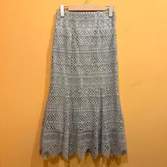 SNIDEL ヘムフレアレーススカート レースアップ サイズ0 【送料込み】