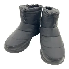 〇〇THE NORTH FACE ザノースフェイス ヌプシ ナイロン ブーツ スノーブーツ 26cm 2061729N3X ブラック