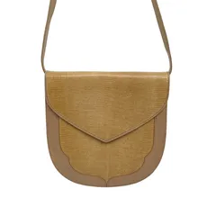 Yves saint laurent　型押しリザード　レザー　ショルダーバッグ