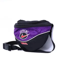 SUPREME × NIKE Shoulder Bag ブラック パープル BA6442-010