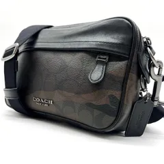 ✨良品✨ COACH コーチ グラハム ショルダーバッグ トートバッグ ワンショルダーバッグ 迷彩柄 PVC レザー 革 キーホルダー ユニセックス 男女兼用 メンズ レディース