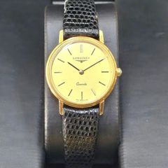 N 처분 가격 [빈티지] LONGINES 론진 쿼츠 골드 컬러 갸란티카도 상자 포함 비가동품 여성 벨트 미정 순정품 빈티지 시계