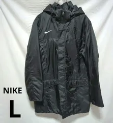 NIKE　ナイロンジャケット　黒　古着 アウター　刺繍ロゴ