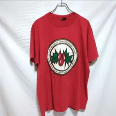 フルーツオブザルーム　90s　半袖Tシャツ　赤　古着　ヴィンテージ　XL