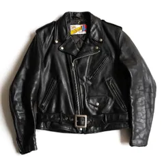 【美品】SCHOTT【118/ダブルライダース ジャケット】40 レザー アメリカ製 ブラック ショット 25110170